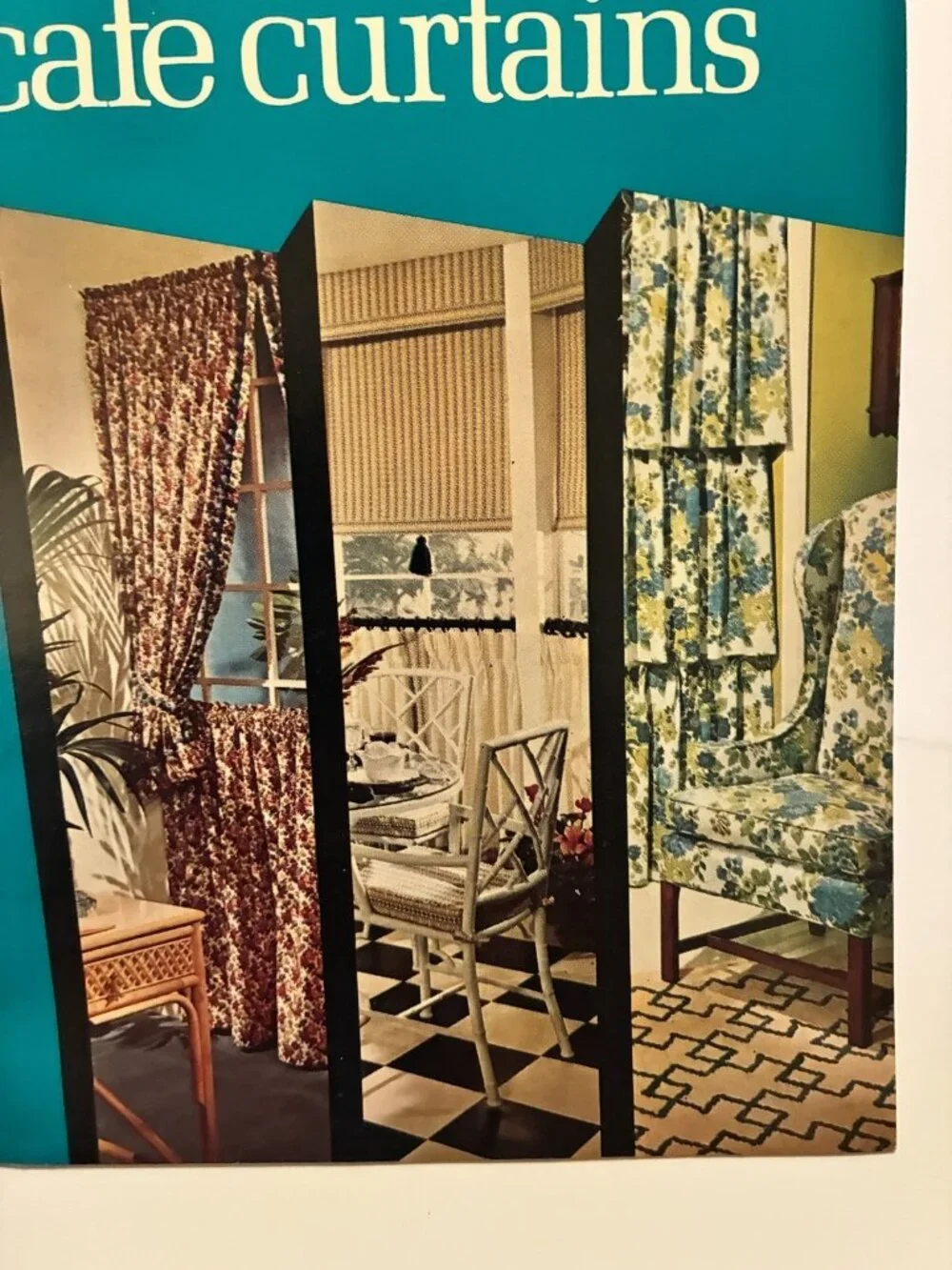 Vtg 1974 Singer How To Sew Cafe Curtains Booklet Guide Home Decor Craft DIY